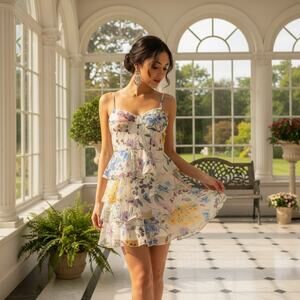 Alex & Sophia Juniors Dress – Size 9/10 – Multicolor Floral – NWT